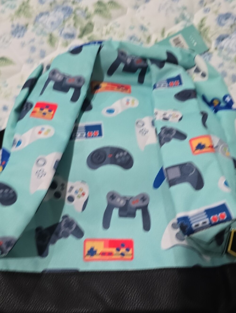Posh Peanut Mint Video Game Controllers Backpack - Picture 3 of 4